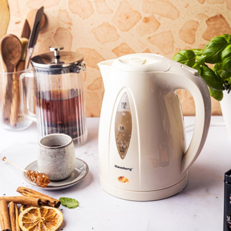 Fierbator electric 1.2 l crem cu led si fierbere rapida (KB-9002) [5]