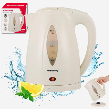 Fierbator electric 1.2 l crem cu led si fierbere rapida (KB-9002) [8]