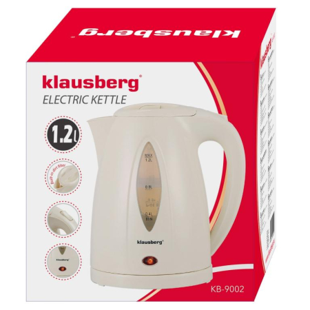 Fierbator electric 1.2 l crem cu led si fierbere rapida (KB-9002) [6]