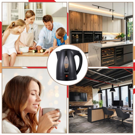 Fierbator electric 1.2 l negru cu Led si fierbere rapida (KB-9001) [11]