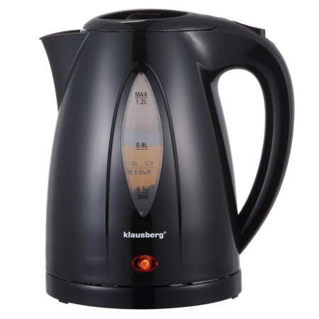Fierbatoare - Fierbator electric 1.2 l negru cu Led si fierbere rapida (KB-9001)