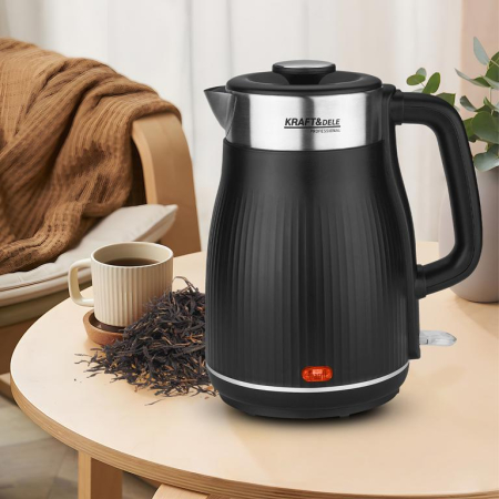 Fierbator electric, capacitate 1.8L 2400W oprire automata (KD4104) [2]