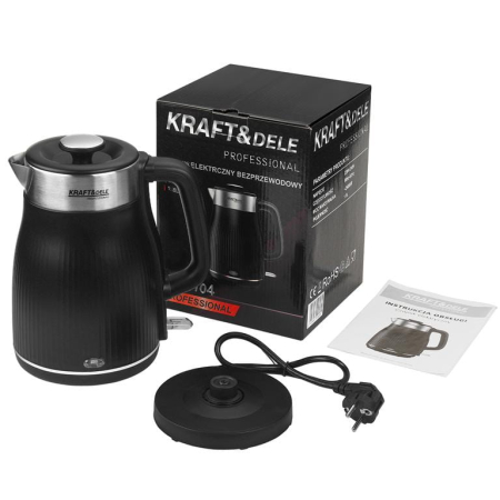 Produse noi (necategorizate) - Fierbator electric, capacitate 1.8L 2400W oprire automata (KD4104)