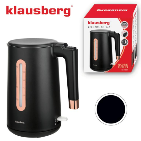 Fierbator electric, culoare negru si auriu roz, capacitate 1.7 l (KB-7889) [5]