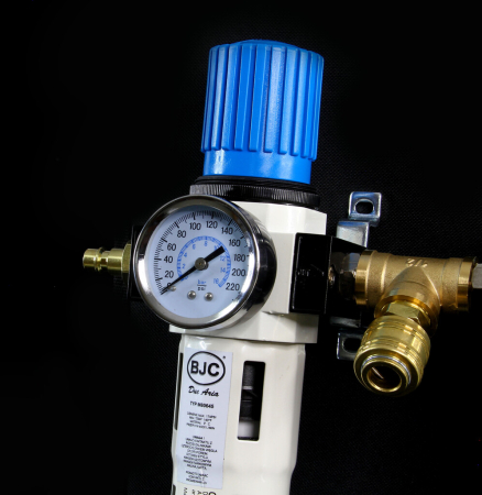 Filtru regulator cu ungator pentru aer comprimat 1/2", separator apa si ulei (M80645) [8]