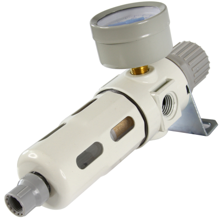 Filtru regulator de aer comprimat 1/4", separator apa si ulei, 1300 l/min (M80691) [5]