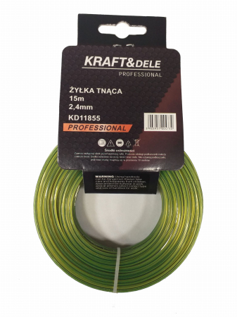 Fir trimmer  motocoasa taiere 15m 2.4mm² (KD11855) [1]