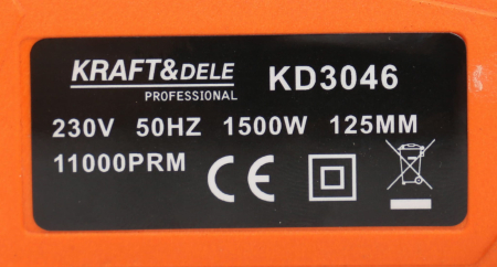 Flex polizor unghiular 125mm 1500W 11.000rpm (KD3046) [5]