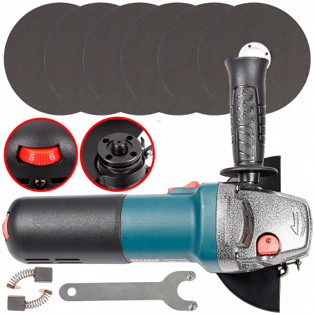 Scule Atelier Auto - Flex Polizor unghiular 125mm 1750W + discuri (BVAG1750)
