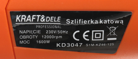Flex polizor unghiular 1600W 12.000rpm (KD3047) [1]