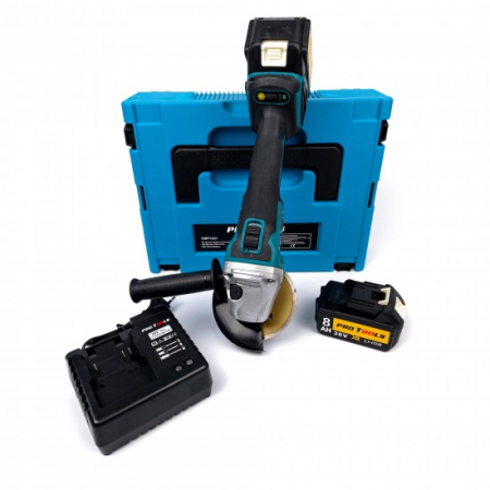 Unghiulare/drepte - Flex Polizor unghiular pe acumulator 2 baterii 36V 8Ah Polidisc 125mm (CMP1253)