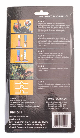 Foarfeca de altoit profesionala, otel 3 lame Omega-U-V PM1011 (PM-SDO-310T) [2]