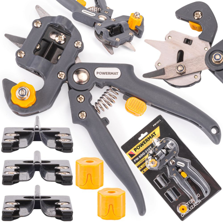 Diverse - Foarfeca de altoit profesionala, otel 3 lame Omega-U-V PM1011 (PM-SDO-310T)