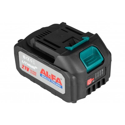 Foarfeca de gard viu pe acumulator 21V 4.0Ah, lungime 450 mm (ALCHT21V-4AH) [7]