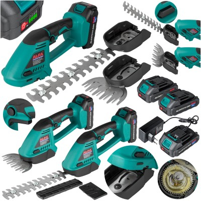 Aparate de tuns - Foarfeca de gradina pe acumulator 21V 2.0Ah 2in1, pentru iarba si arbusti (ALCHT21V)