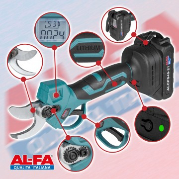 Foarfeca de gradina pe acumulator 21V 2Ah 30mm (ALCPS45-21) [2]