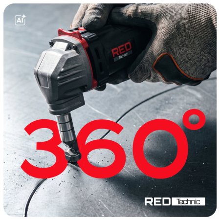Foarfeca electrica fara fir 21V pentru taierea tablei metalice 2,5 mm cu 2 baterii 3Ah (RTANSDB0173) [19]