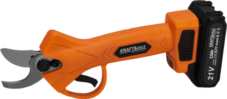 Foarfeca electrica gradina cu acumulator 21V cu 2 baterii 2Ah si incarcator (KD5091) [8]