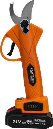 Foarfeca electrica gradina cu acumulator 21V cu 2 baterii 2Ah si incarcator (KD5091) [9]