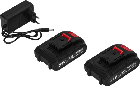 Foarfeca electrica gradina cu acumulator 21V cu 2 baterii 2Ah si incarcator (KD5091) [7]