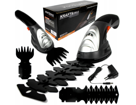 Scule pentru gradinarit - Foarfeca electrica pentru gradinarit iarba arbusti 3,6 V 120mm acumulator 1300mAh (KD5131)