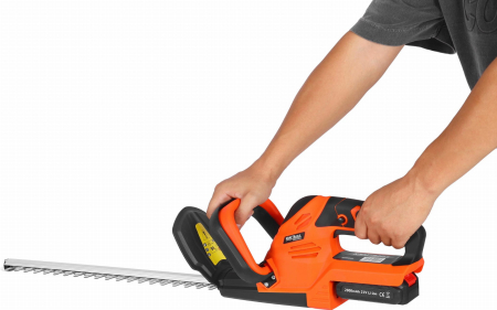 Foarfeca gard viu cu 2 acumulatori 21V motor brushless lama 480mm (KD5092) [21]