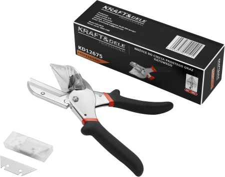 Scule de mana - Foarfeca pentru taiere la unghi 45-135° cu lame interschimbabile pentru lemn plastic si profile (KD12675)