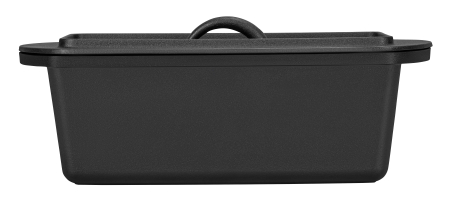 Forma de copt din fonta 3L 35x13 cm pentru paine cozonac friptura si gatit la cuptor (KD4411) [7]