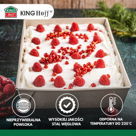 Forma pentru copt, tava cu dimensiuni 36x24 cm (KH-1975) [5]