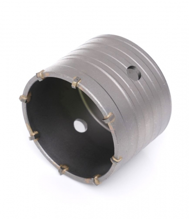 Freza carota vidia beton 80mm cu burghiu si prelungitor SDS PLUS (TA4069) [3]