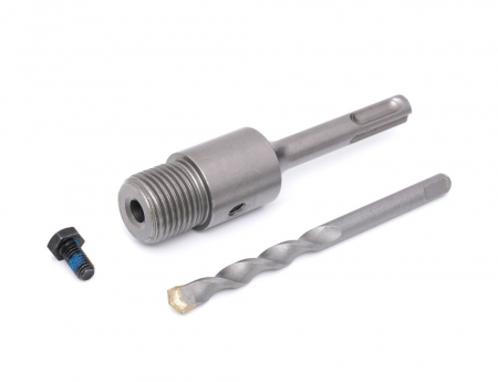 Freza carota vidia beton 80mm cu burghiu si prelungitor SDS PLUS (TA4069) [12]