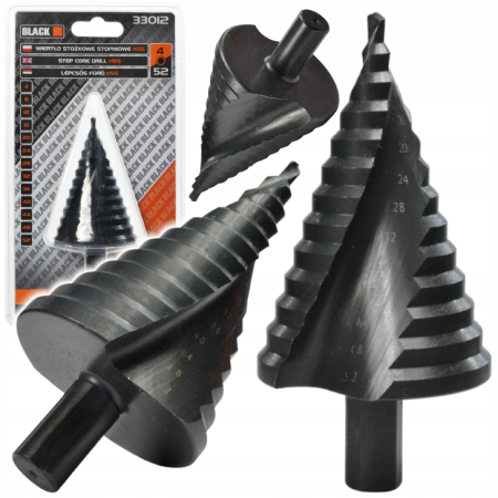 Altele - Freza conica 4-52mm in trepte burghiu (33012)