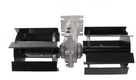 Altele - Freza pamant motocoasa 28 mm 9 dinti latime 35 cm pentru prasit si afanare sol (EFT-4516)