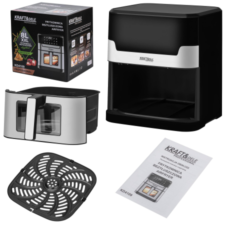 Friteuza cu aer cald 8 L, 2200 W, 10 programe (KD4109) [16]