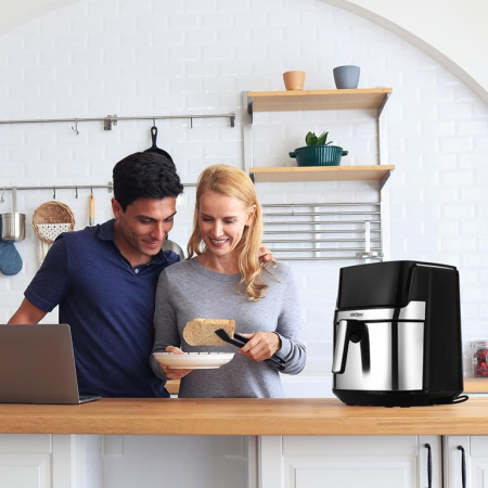 Friteuza cu aer cald 8L fara ulei 1500W + LCD (KD4101) [18]