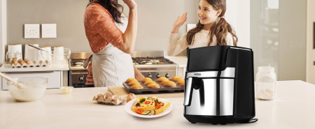 Friteuza cu aer cald 8L fara ulei 1500W + LCD (KD4101) [24]