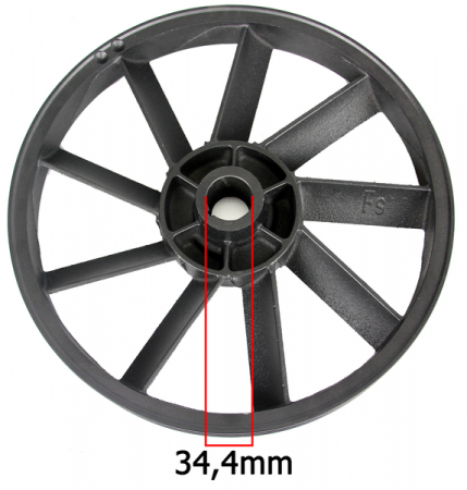 Compresoare - Fulie pompe compresor aer comprimat 35cm (M806885)