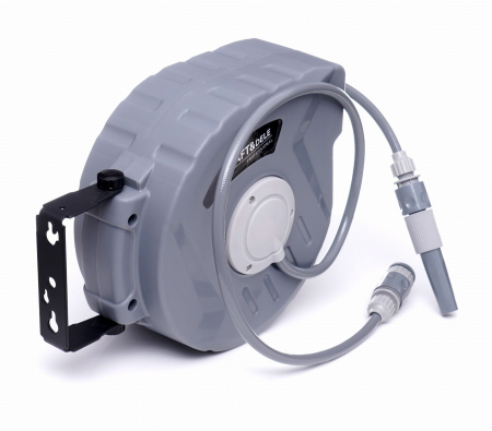 Furtun apa 10m + 1m cu bobina rola automata tambur retractabil de gradina (KD2081) [4]