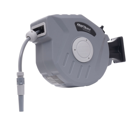 Furtun apa 20m + 2m 1/2" cu bobina rola automata tambur retractabil de gradina (KD2083) [4]