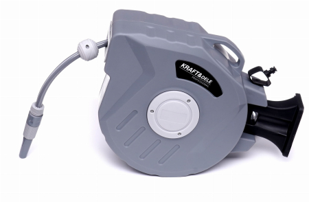 Furtun apa 20m + 2m 1/2" cu bobina rola automata tambur retractabil de gradina (KD2083) [5]