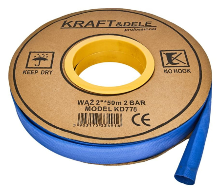 Furtun apa 50m 2 tol 2bar cauciuc (KD778) [7]