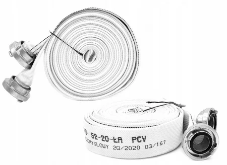 Furtun apa pompieri 40m cu conectori si teava refulare 2 toli (TA533+TA529) [1]