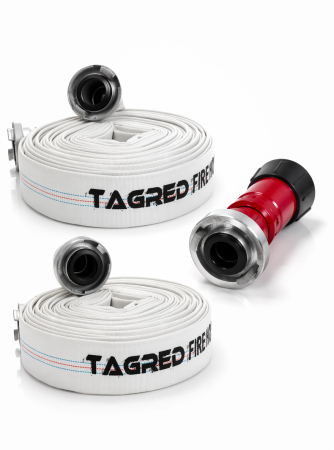 Furtun - Furtun apa pompieri 40m cu conectori 1 tol si teava refulare inclusa (TA530+TA528)