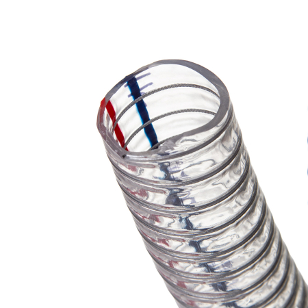 Furtun aspiratie PVC cu spirala otel 1 inch pentru lichide (M85270) [2]