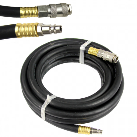 Accesorii pneumatice - Furtun cauciuc compresor aer 5m 20bar 10 17mm (M82104)