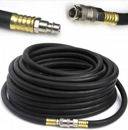 Accesorii pneumatice - Furtun cauciuc pneumatic compresor aer 10m 20bar 10x17mm (S10553-10)