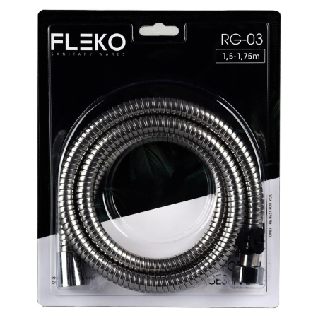 Produse noi (necategorizate) - Furtun de dus flexibil din otel inoxidabil, Lungime 175cm RG-03-A (EFT-14565)