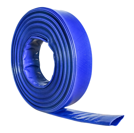 Altele - Furtun plat PVC siliconat pentru irigatii, 1.5 toli, 20 m, 4 bari DISCP34  (BK90868)