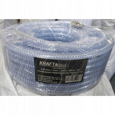 Furtun pneumatic ranforsat compresor aer 30m 20bar 9x14mm (KD445) [1]