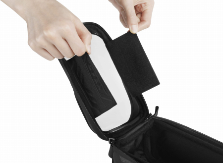 Geanta bicicleta impermeabila pentru telefon cu fixare velcro si compartiment depozitare (KD10886) [9]